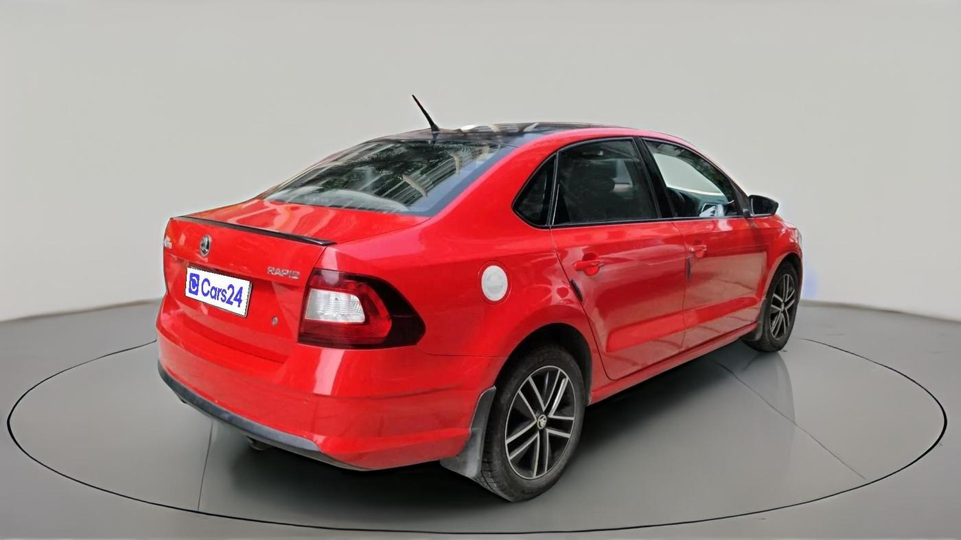 2018 Skoda Rapid STYLE 1.5 TDI AT, Diesel, Automatic, 79,672 km, exterior