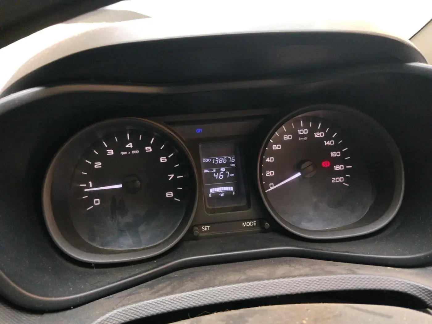 2017 Tata NEXON XT PETROL, Petrol, Manual, 1,38,676 km, interior