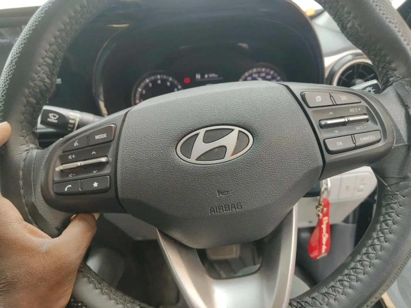 2024 Hyundai GRAND I10 NIOS SPORTZ AMT 1.2 KAPPA VTVT, Petrol, Automatic, 20,852 km, interior
