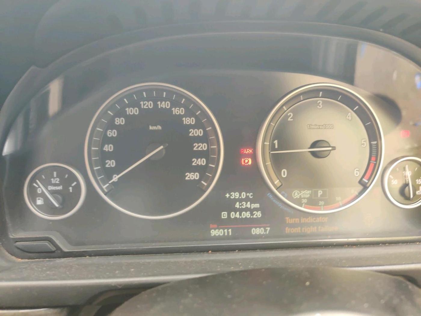 2013 BMW 5 Series 525D, Diesel, Automatic, 96,011 km, interior