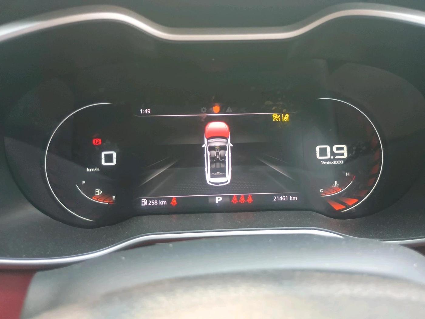 2023 MG ASTOR SAVVY 1.3 TURBO AT S RED, Petrol, Automatic, 21,461 km, interior