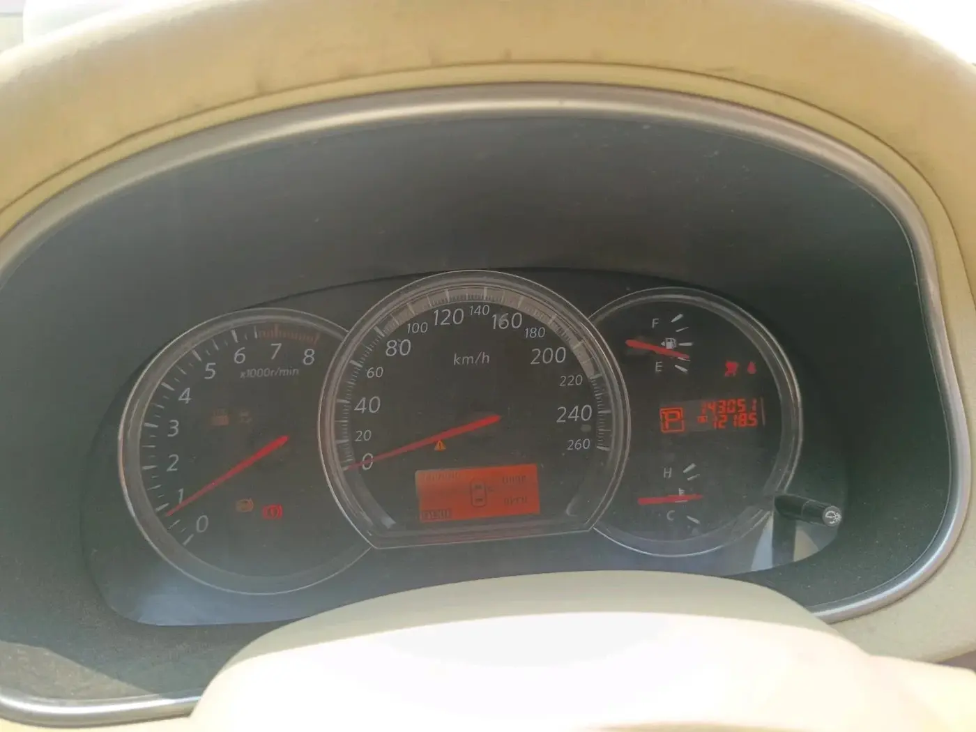2011 Nissan Teana 250XV, Petrol, Automatic, 1,43,051 km, interior