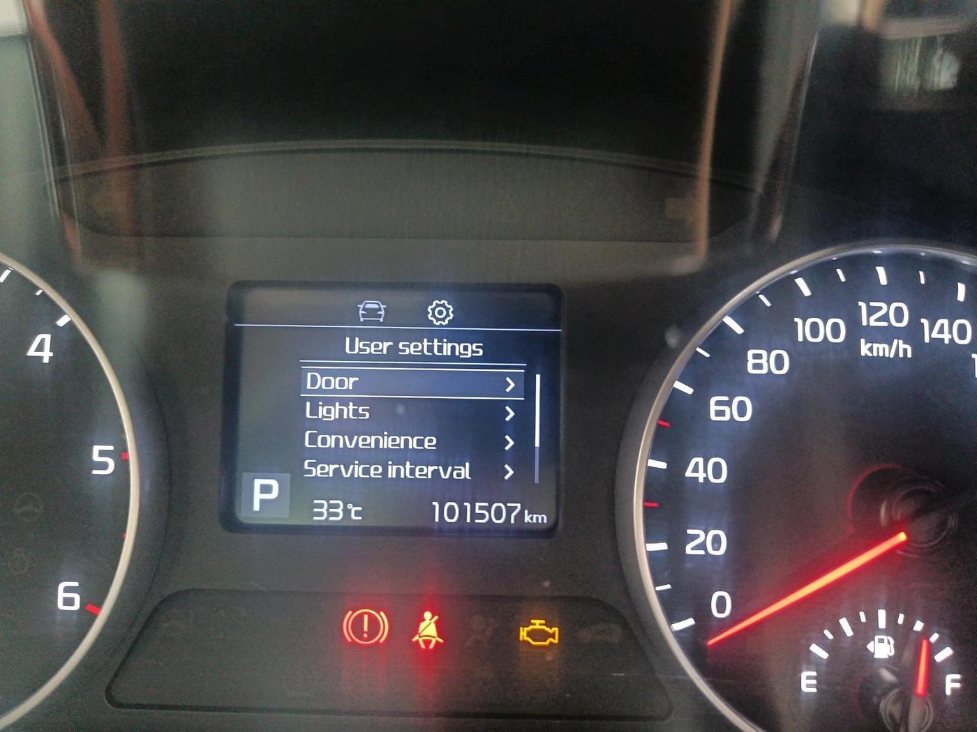 2020 KIA SELTOS HTK PLUS AT 1.5 DIESEL, Diesel, Automatic, 1,01,507 km, interior