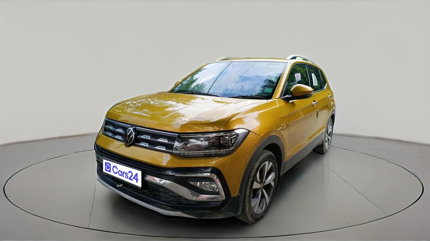 2021 Volkswagen TAIGUN TOPLINE 1.0 TSI AT, Petrol, Automatic, 74,786 km, exterior