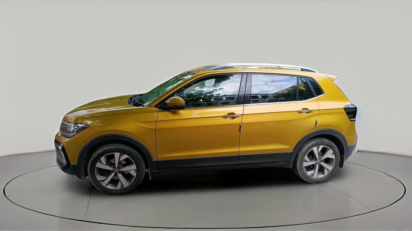 2021 Volkswagen TAIGUN TOPLINE 1.0 TSI AT, Petrol, Automatic, 74,786 km, exterior