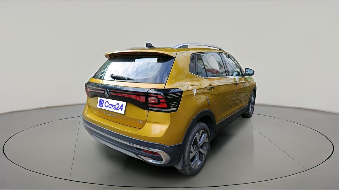 2021 Volkswagen TAIGUN TOPLINE 1.0 TSI AT, Petrol, Automatic, 74,786 km, exterior