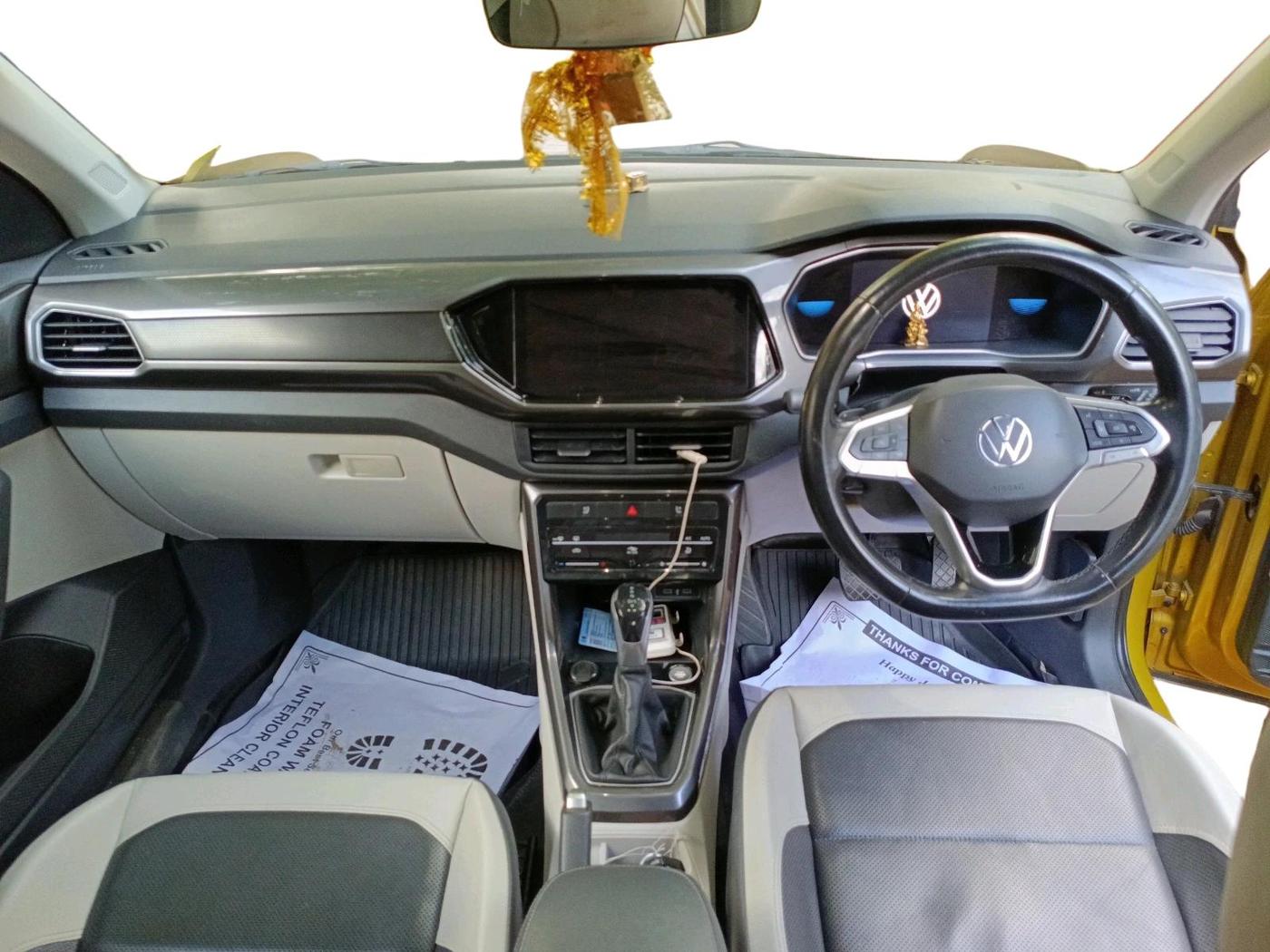 2021 Volkswagen TAIGUN TOPLINE 1.0 TSI AT, Petrol, Automatic, 74,786 km, interior