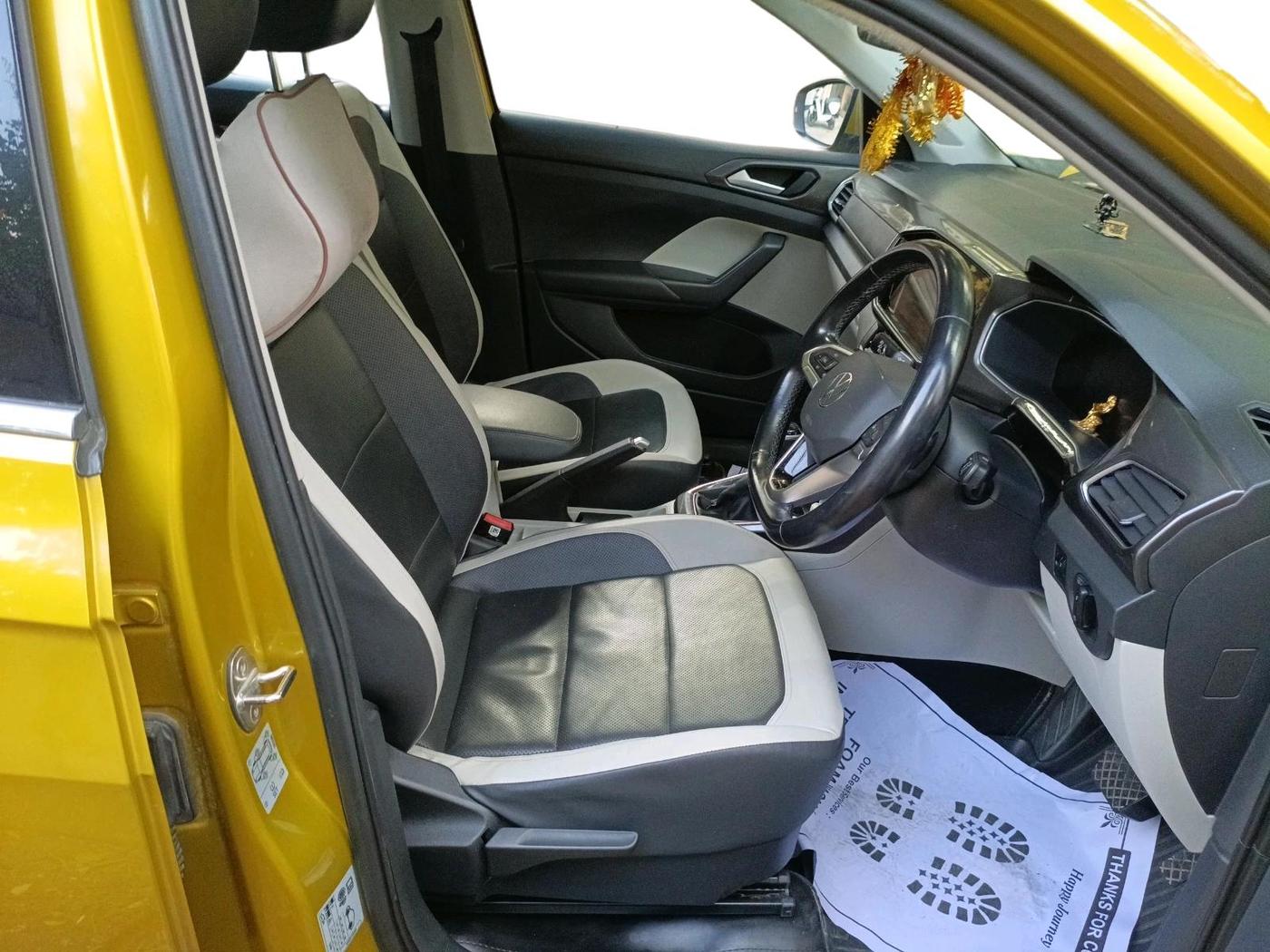 2021 Volkswagen TAIGUN TOPLINE 1.0 TSI AT, Petrol, Automatic, 74,786 km, interior