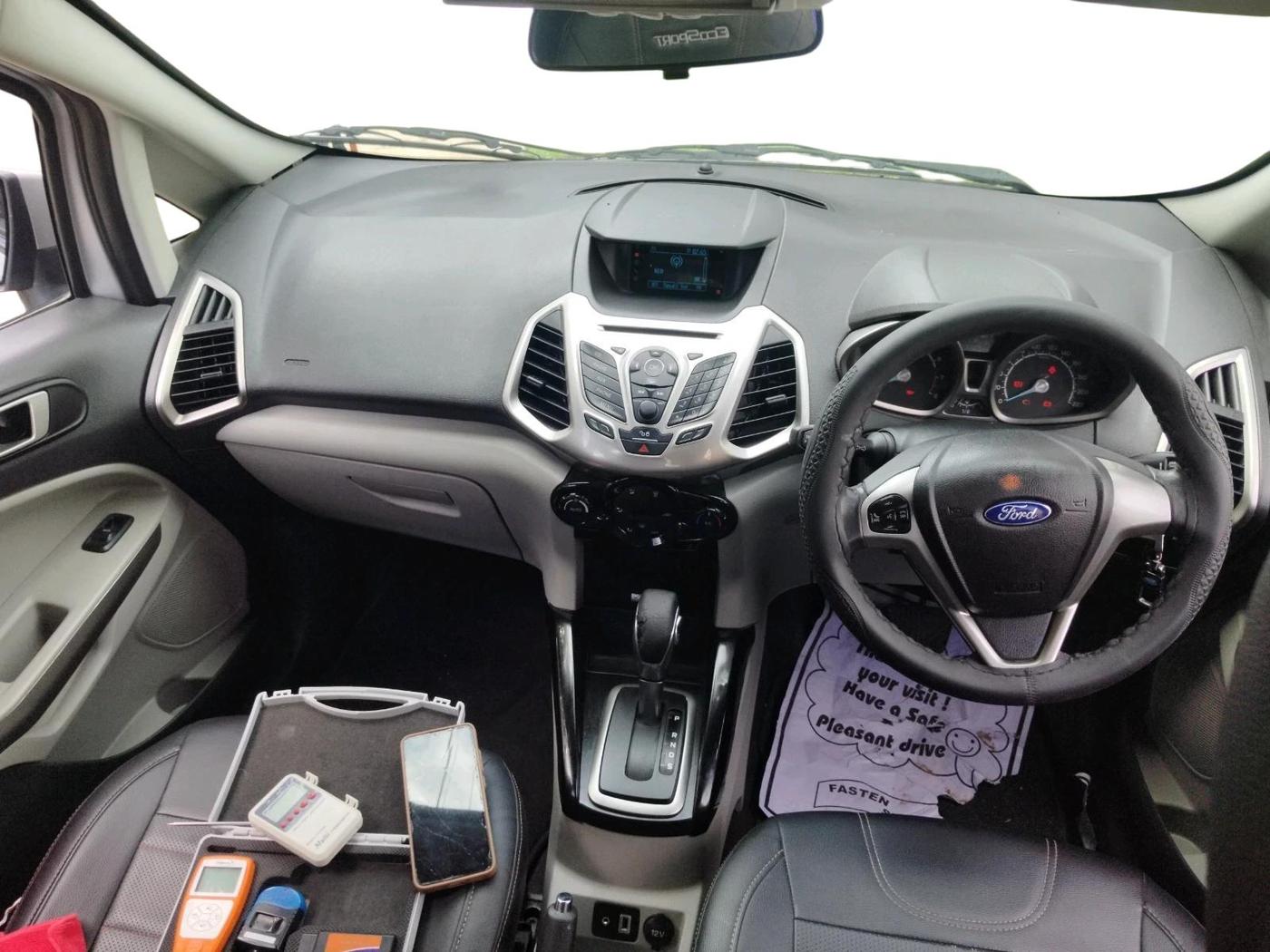 2014 Ford Ecosport TITANIUM 1.5L PETROL AT, Petrol, Automatic, 56,566 km, interior