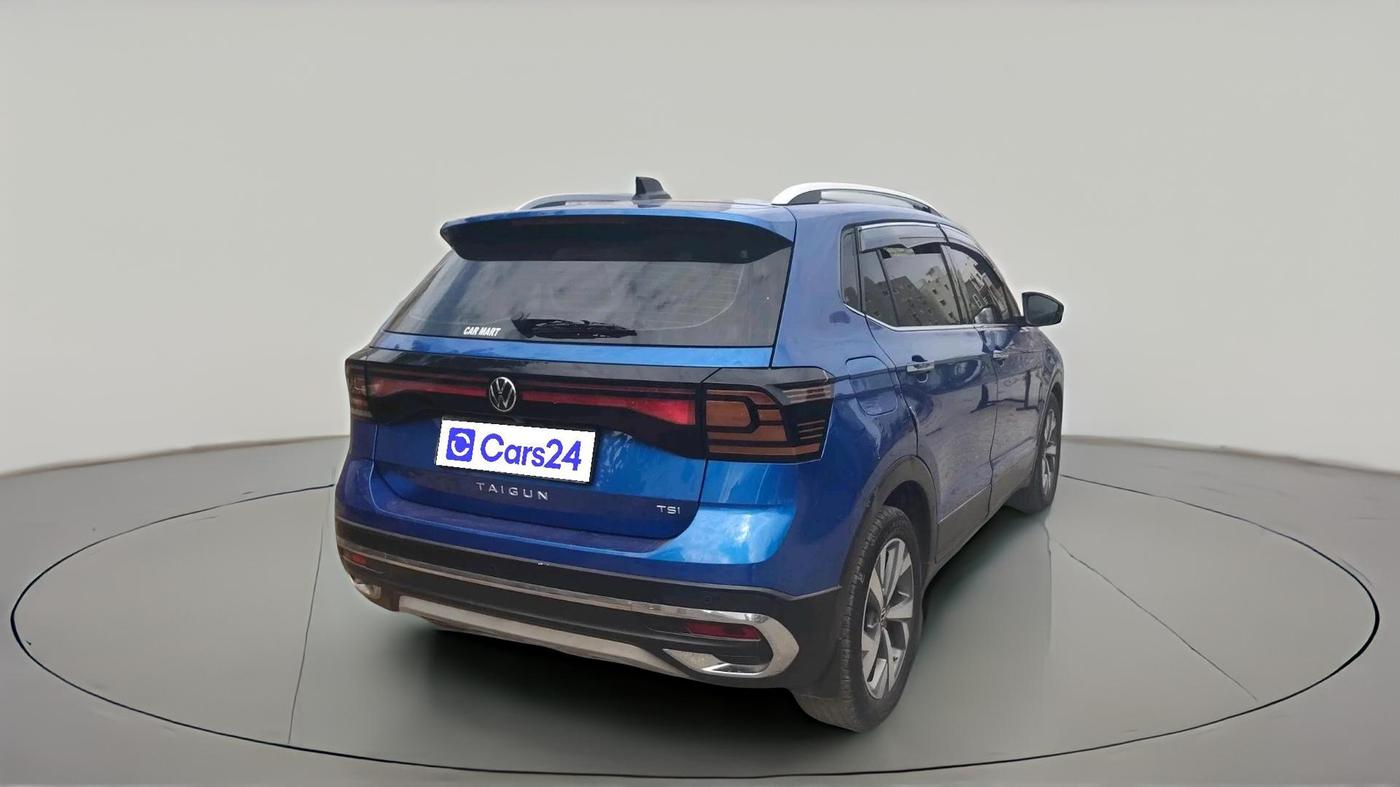 2022 Volkswagen TAIGUN TOPLINE 1.0 TSI AT, Petrol, Automatic, 40,726 km, exterior