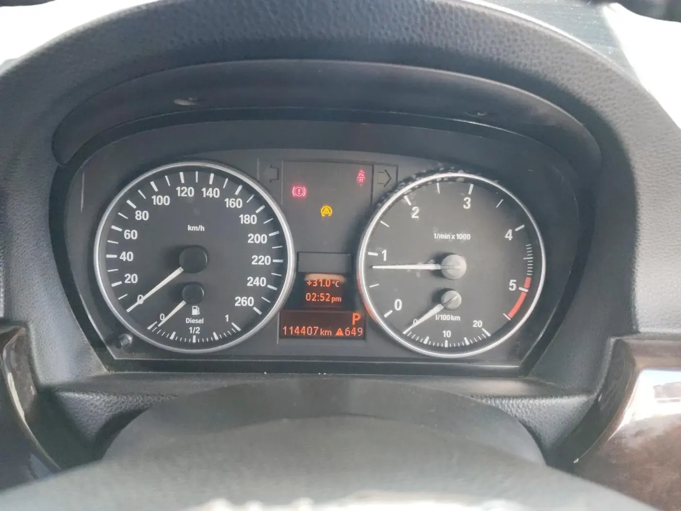 2007 BMW 3 Series 320D, Diesel, Automatic, 1,14,407 km, interior
