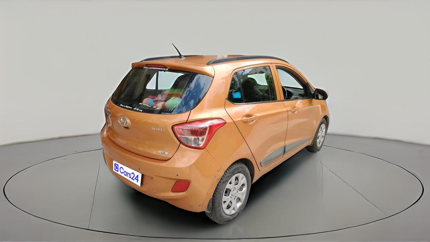2015 Hyundai Grand i10 SPORTZ 1.2 KAPPA VTVT, Petrol, Manual, 50,375 km, exterior
