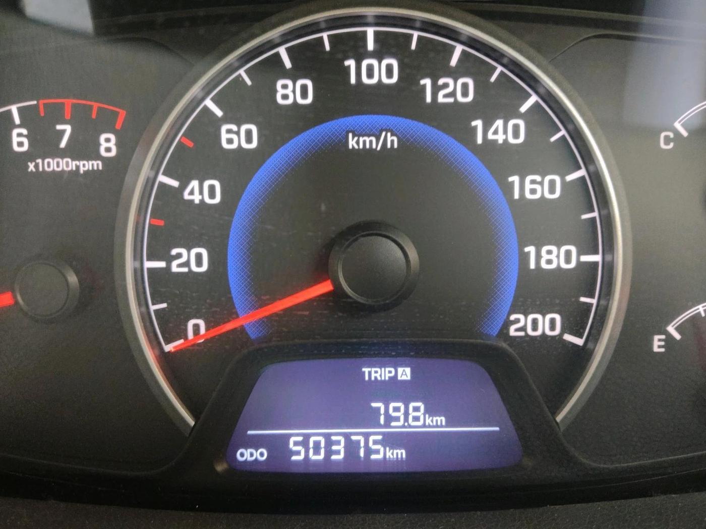 2015 Hyundai Grand i10 SPORTZ 1.2 KAPPA VTVT, Petrol, Manual, 50,375 km, interior