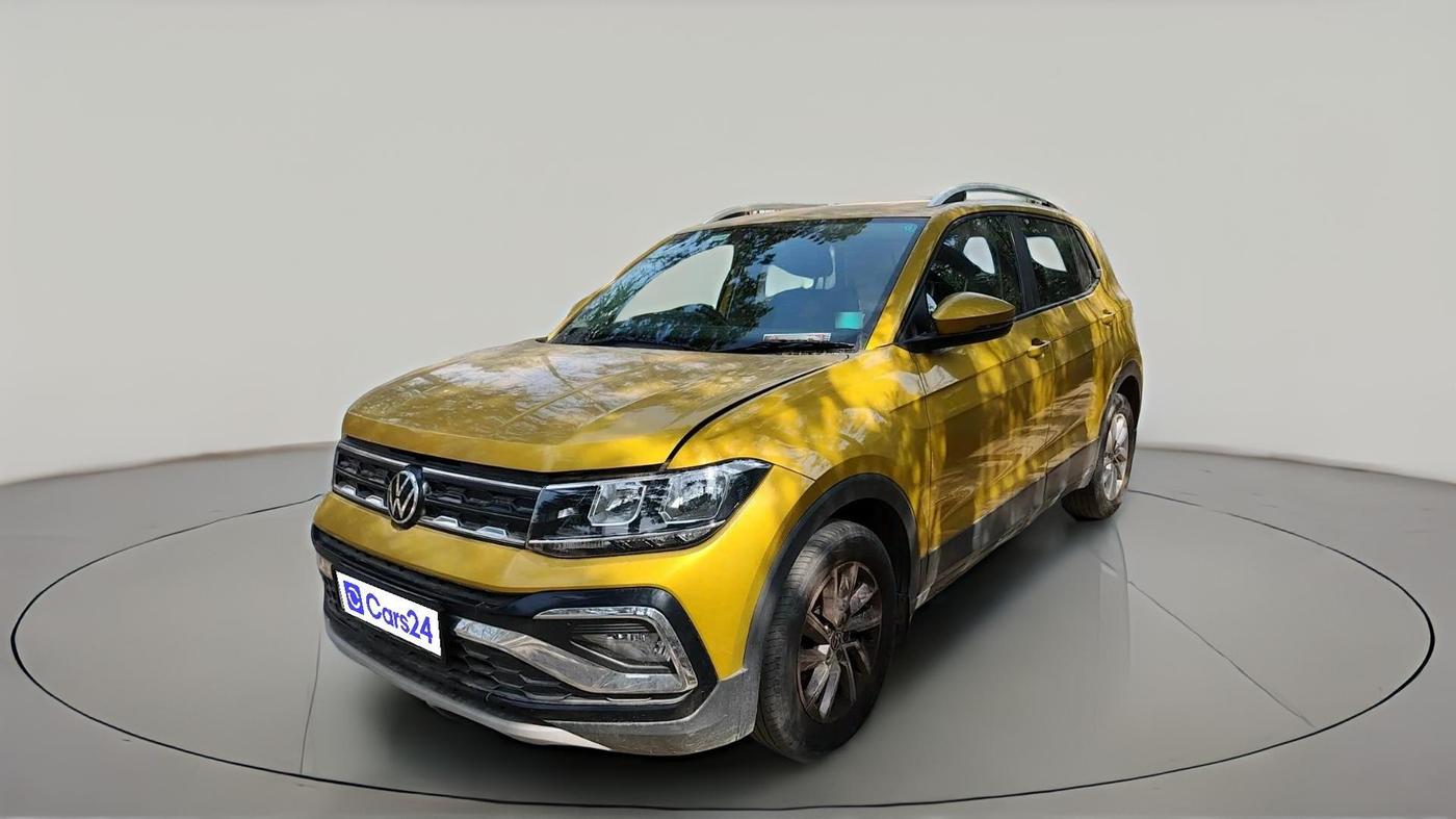 2022 Volkswagen TAIGUN HIGHLINE 1.0 TSI MT, Petrol, Manual, 47,489 km, exterior