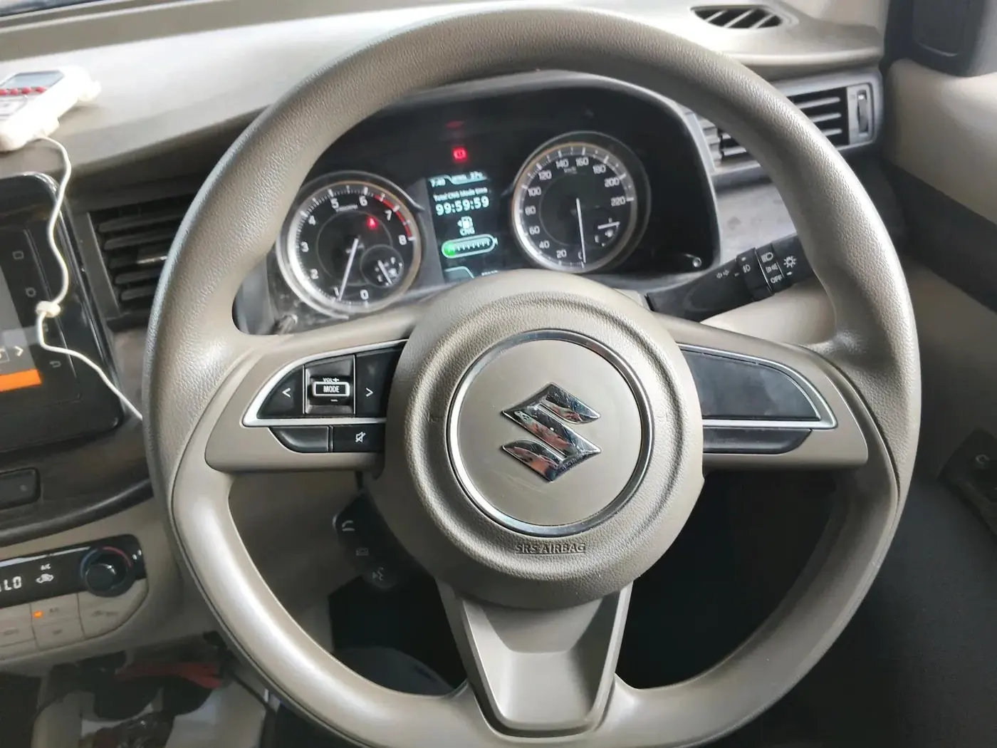 2024 Maruti Ertiga ZXI (O) CNG, CNG, Manual, 43,167 km, interior