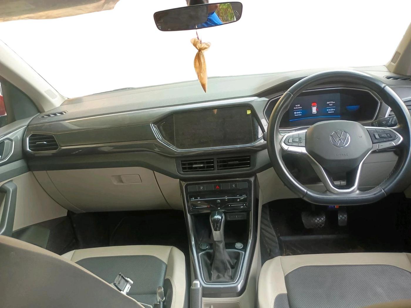 2021 Volkswagen TAIGUN TOPLINE 1.0 TSI AT, Petrol, Automatic, 26,400 km, interior