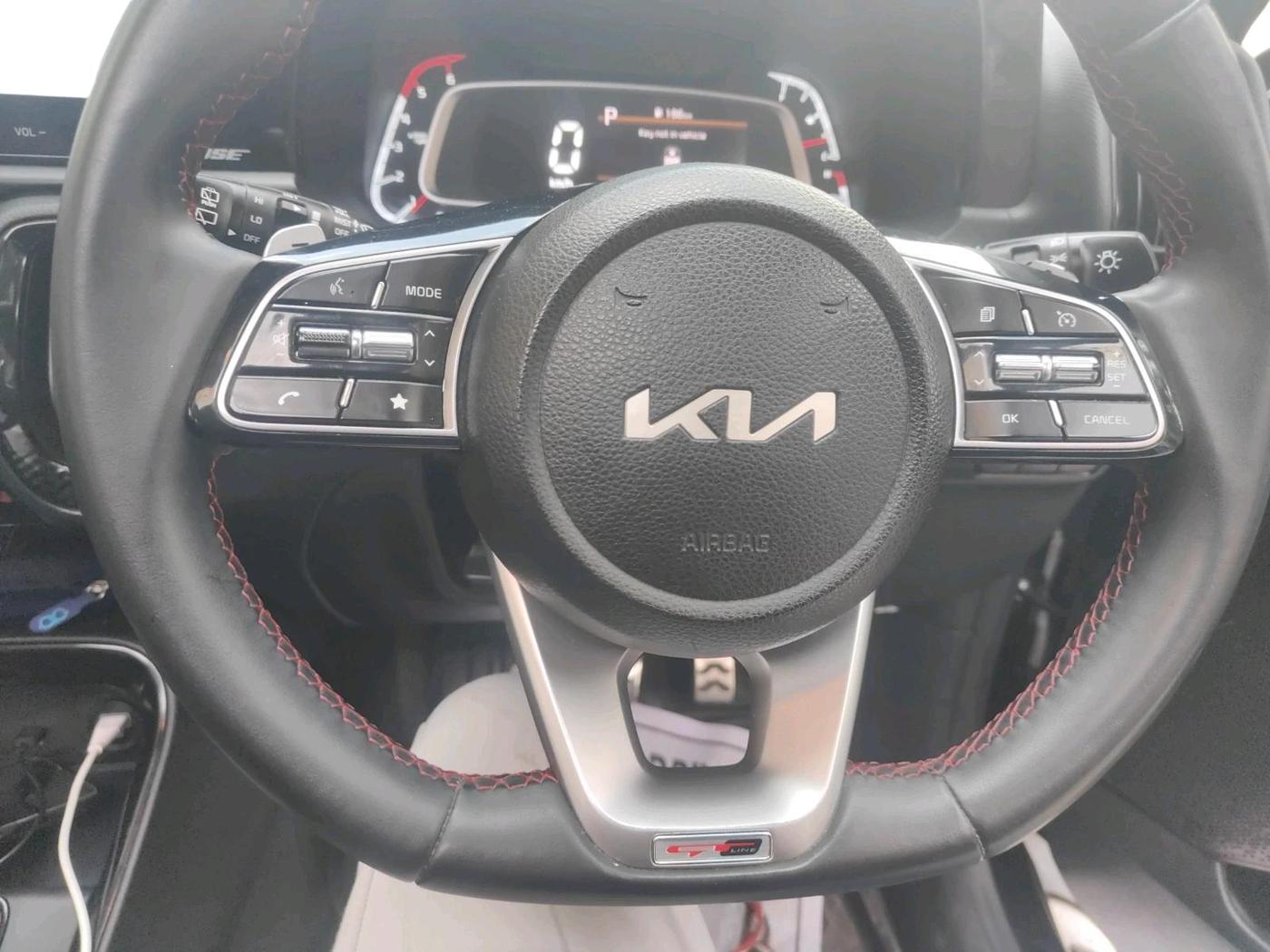 2022 KIA SONET GTX PLUS 1.5 AT, Diesel, Automatic, 74,547 km, interior
