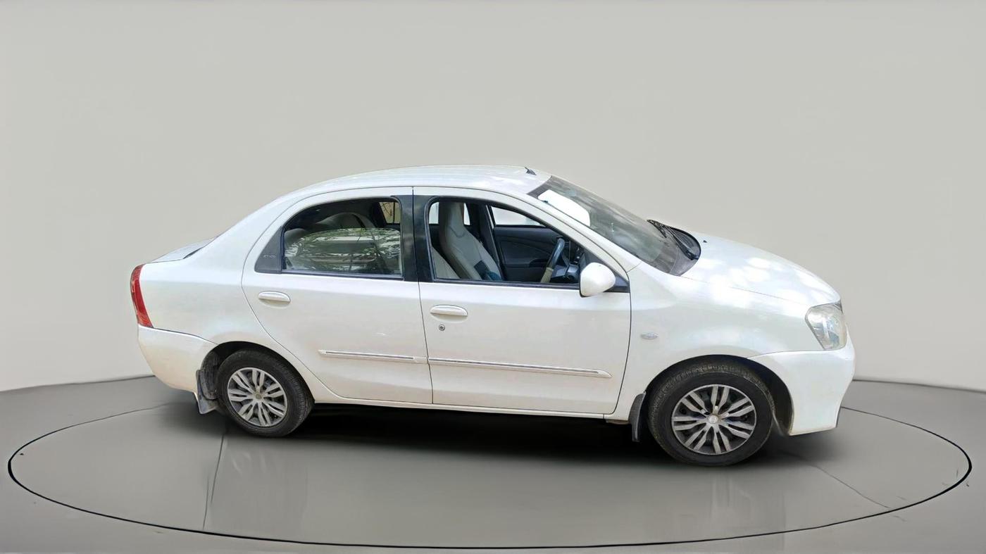 2011 Toyota Etios G, Petrol, Manual, 88,710 km, exterior