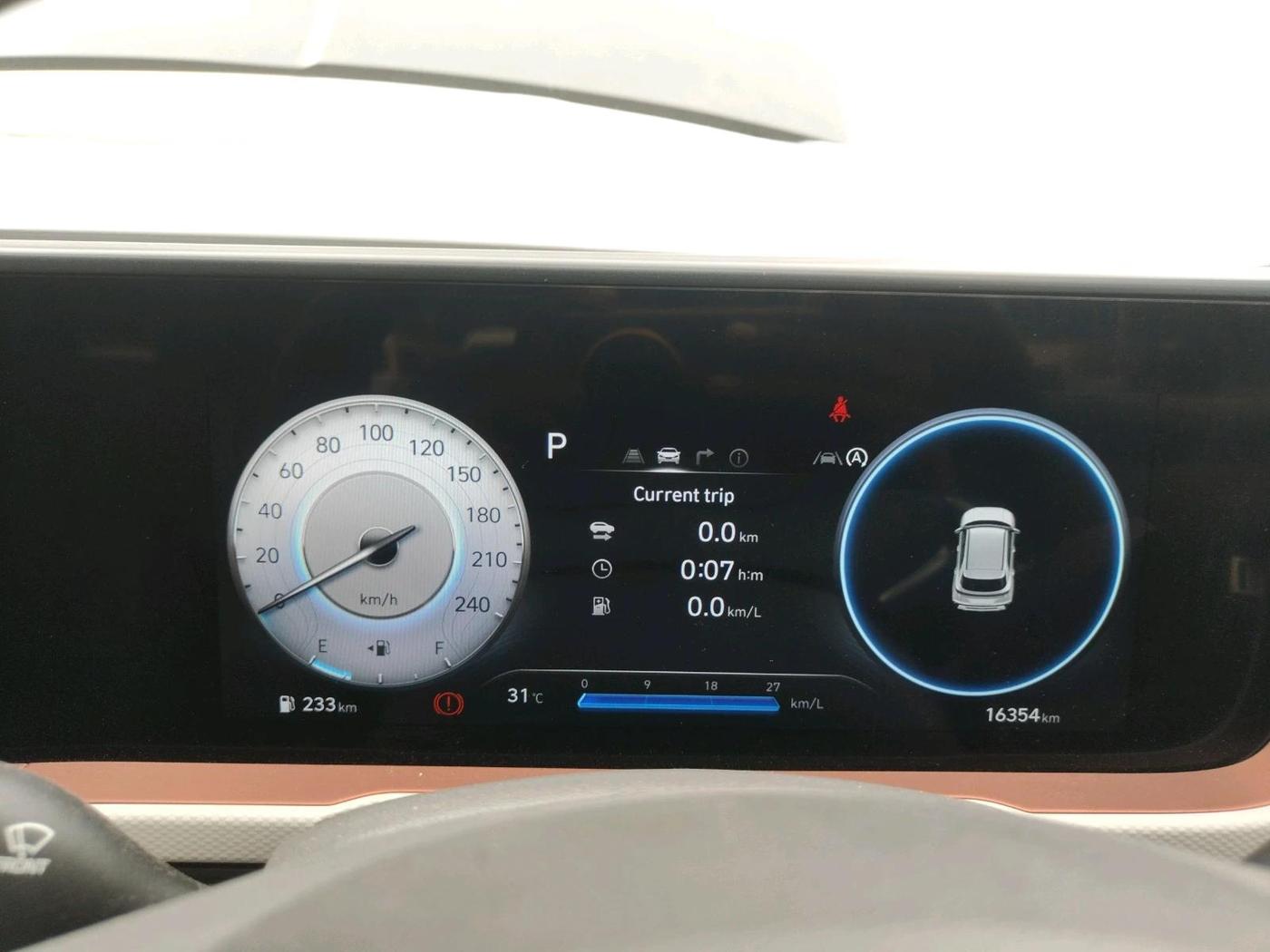 2025 Hyundai Creta SX (O) 1.5 TURBO DCT, Petrol, Automatic, 16,354 km, interior