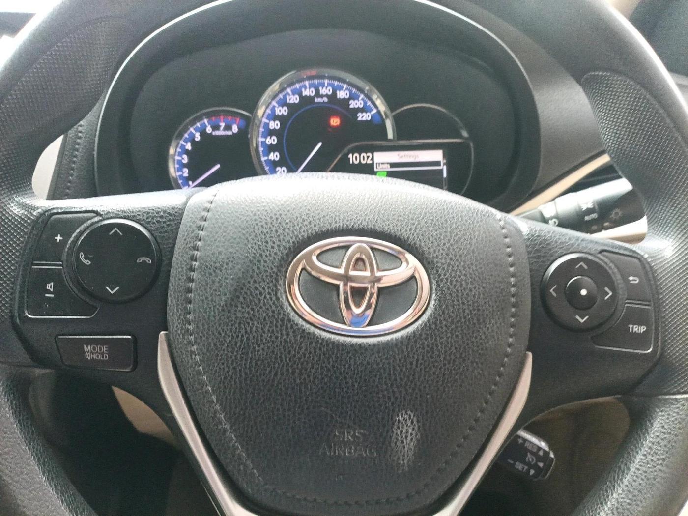 2018 Toyota YARIS V MT, Petrol, Manual, 67,665 km, interior