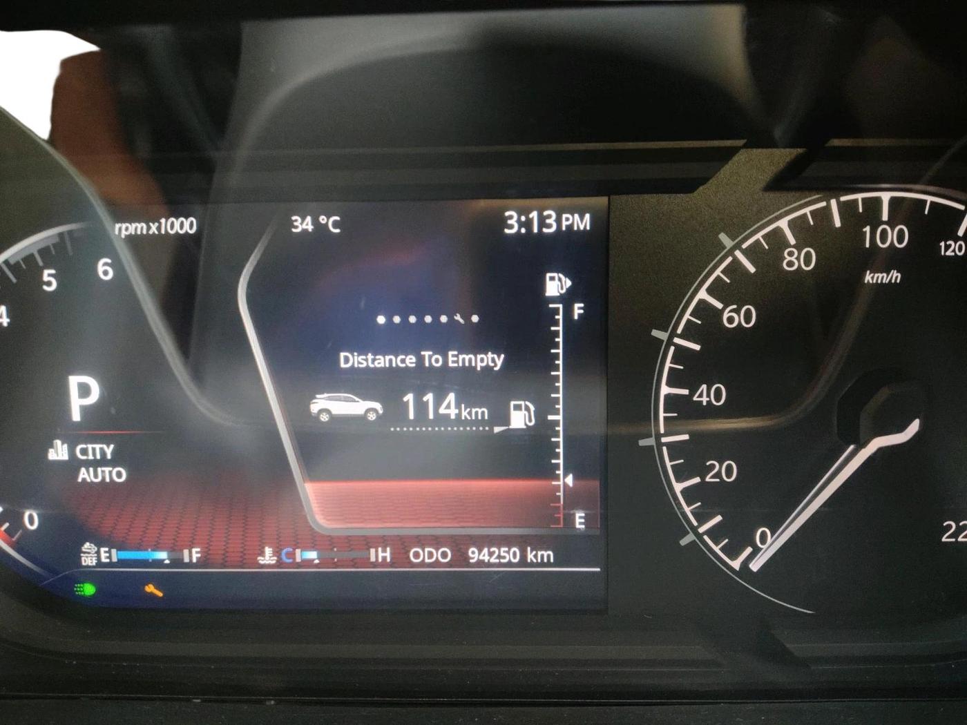 2020 Tata Harrier XZA PLUS 2.0L, Diesel, Automatic, 94,250 km, interior