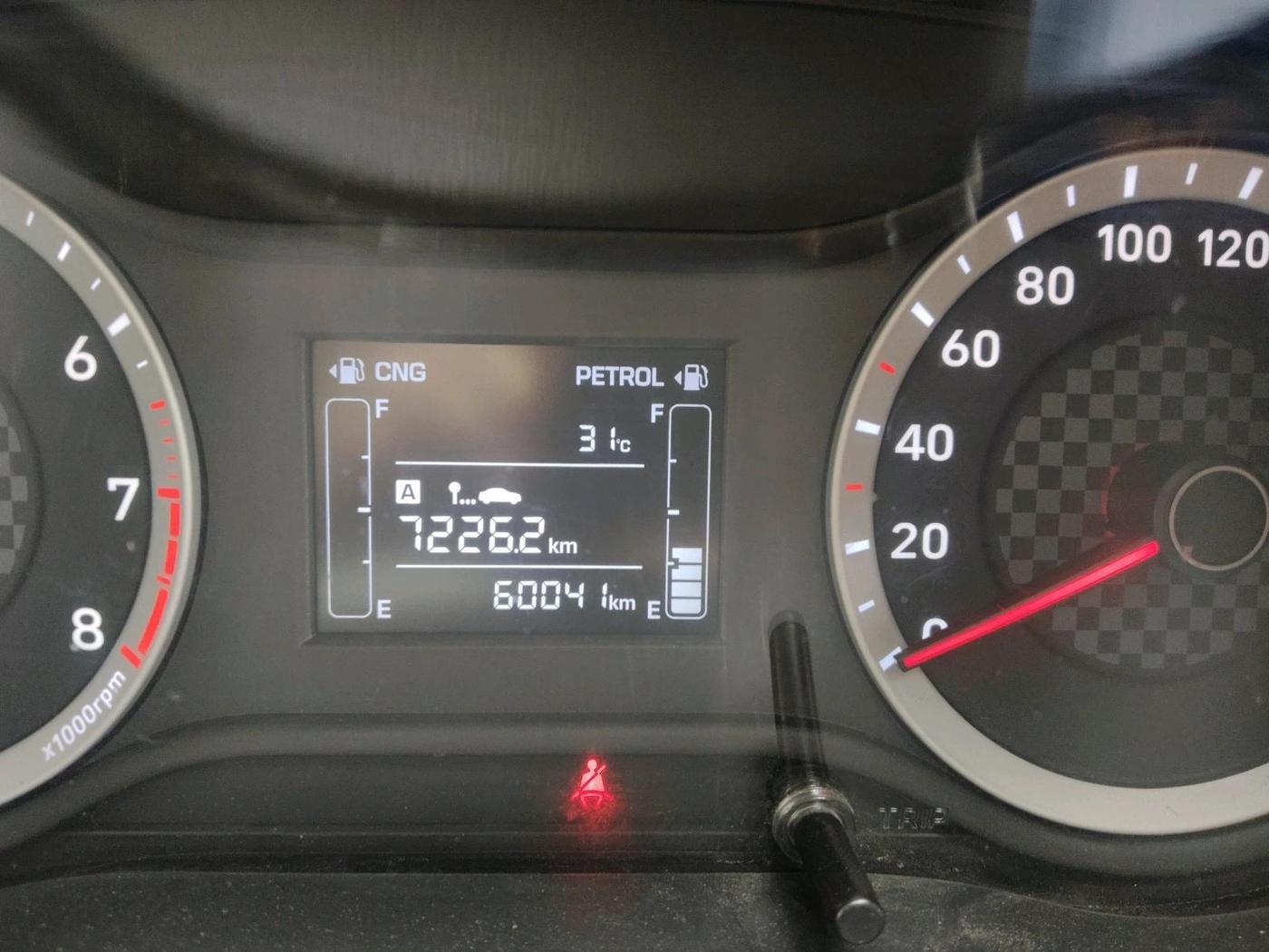 2022 Hyundai GRAND I10 NIOS SPORTZ 1.2 KAPPA VTVT CNG, CNG, Manual, 60,041 km, interior