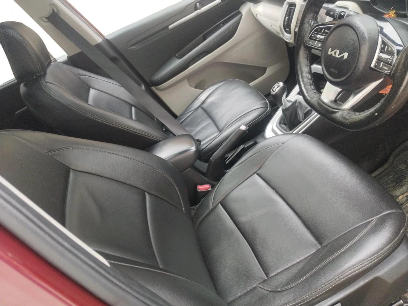 2022 KIA SONET HTX 1.0 IMT, Petrol, Manual, 41,948 km, interior