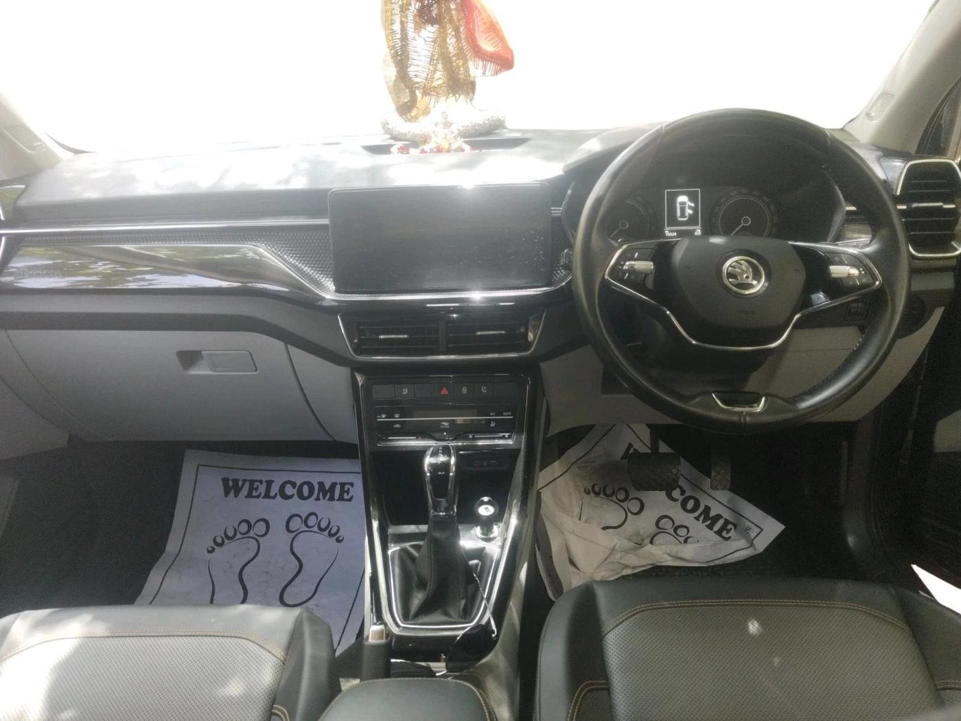 2021 Skoda KUSHAQ STYLE 1.0L TSI AT, Petrol, Automatic, 15,026 km, interior
