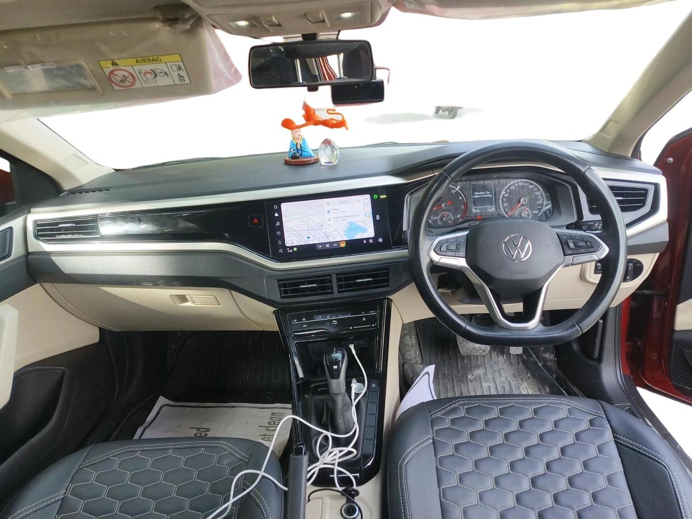 2022 Volkswagen VIRTUS HIGHLINE TSI 1.0 AT, Petrol, Automatic, 25,018 km, interior