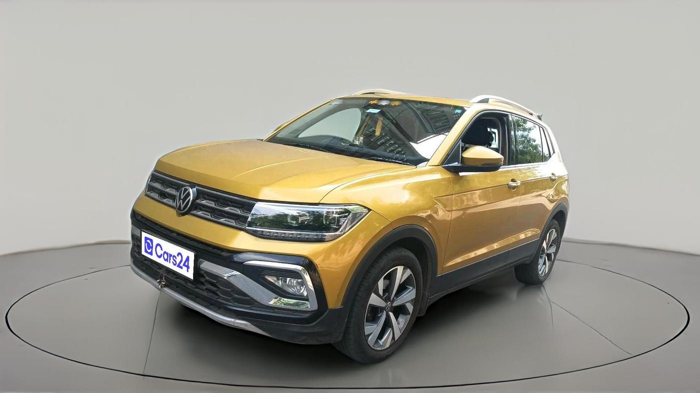 2022 Volkswagen TAIGUN TOPLINE 1.0 TSI MT, Petrol, Manual, 42,788 km, exterior
