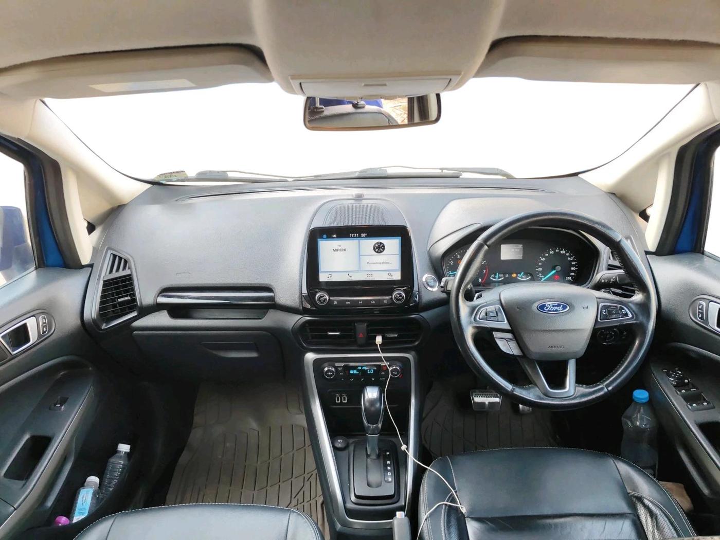 2018 Ford Ecosport TITANIUM + 1.5L PETROL AT, Petrol, Automatic, 96,507 km, interior