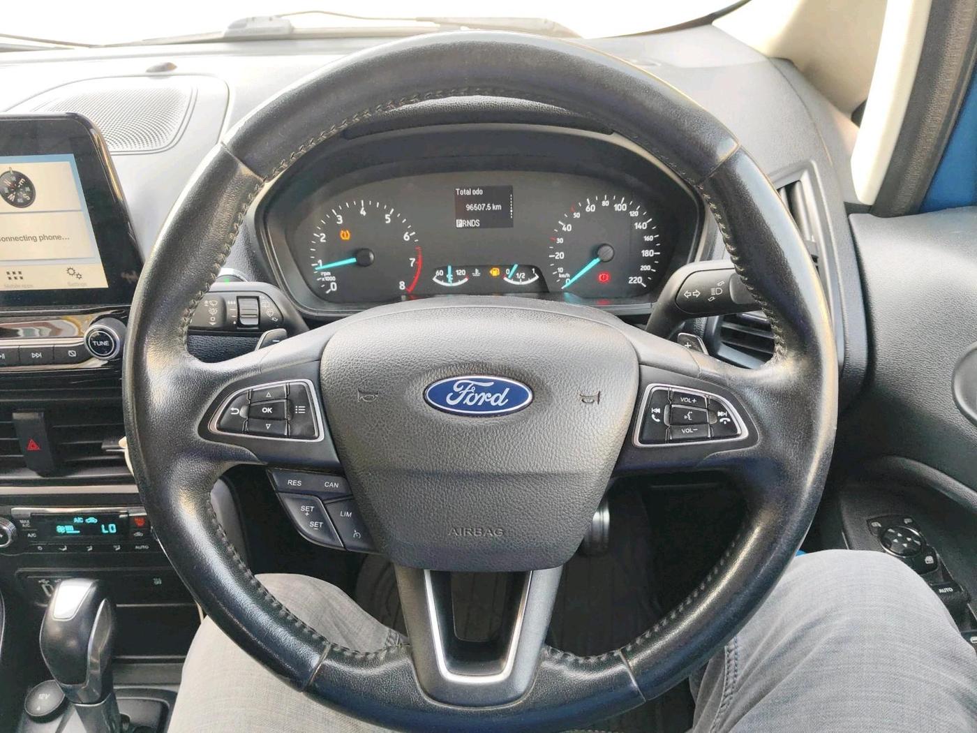 2018 Ford Ecosport TITANIUM + 1.5L PETROL AT, Petrol, Automatic, 96,507 km, interior