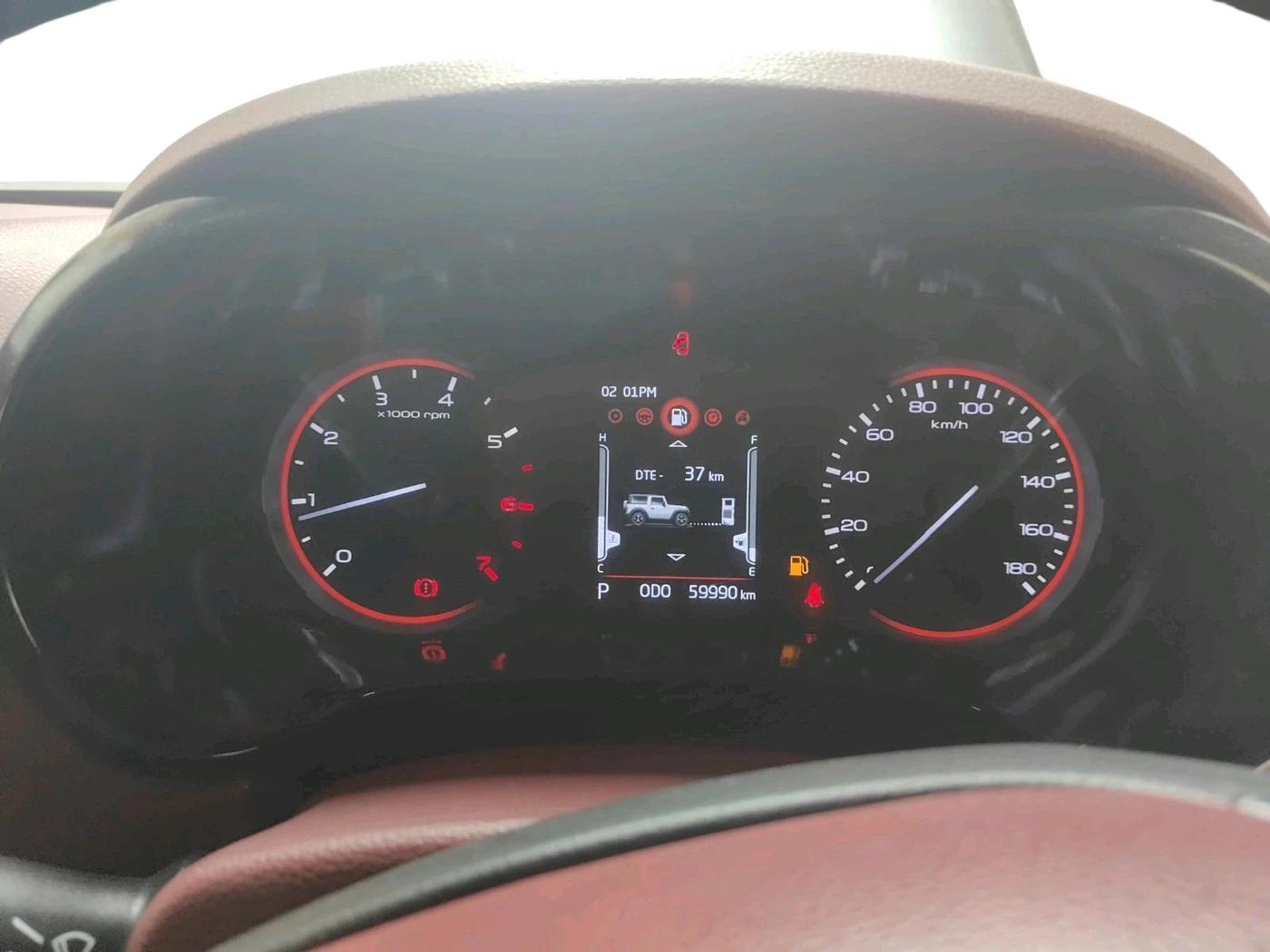 2022 Mahindra Thar LX PETROL HT 4WD AT, Petrol, Automatic, 59,990 km, interior