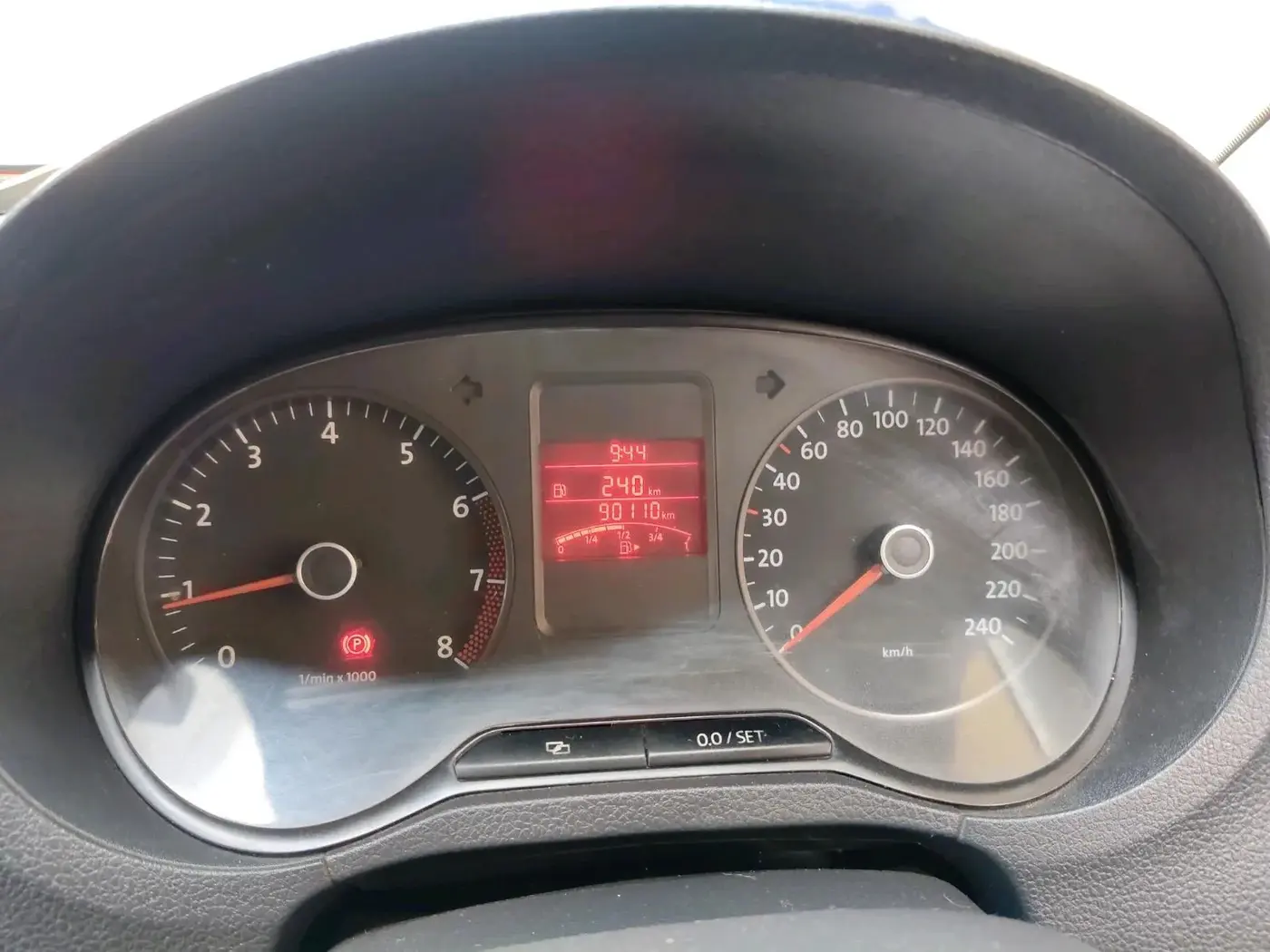 2013 Volkswagen Polo COMFORTLINE 1.2L PETROL, Petrol, Manual, 90,500 km, interior