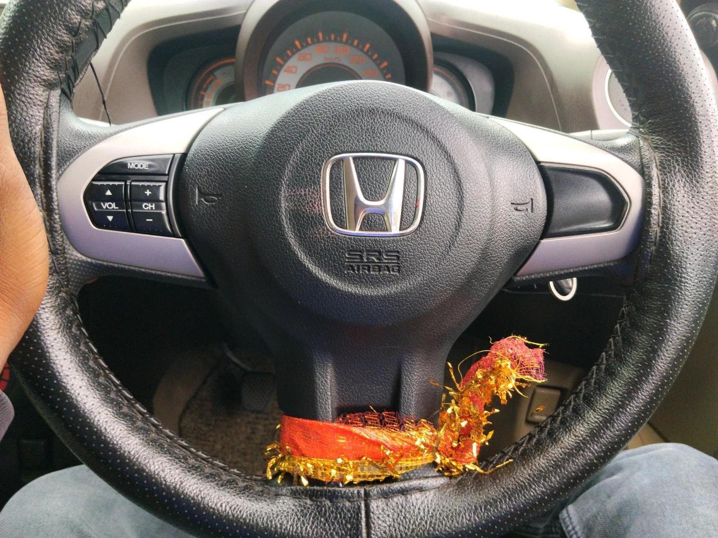 2012 Honda Brio V MT, Petrol, Manual, 64,770 km, interior