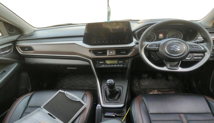 2025 Maruti BREZZA ZXI + SMART HYBRID, Petrol, Manual, 10,657 km, interior