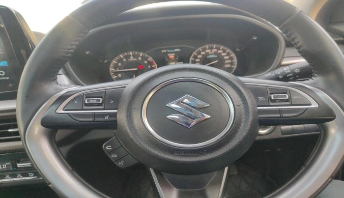 2025 Maruti BREZZA ZXI + SMART HYBRID, Petrol, Manual, 10,657 km, interior