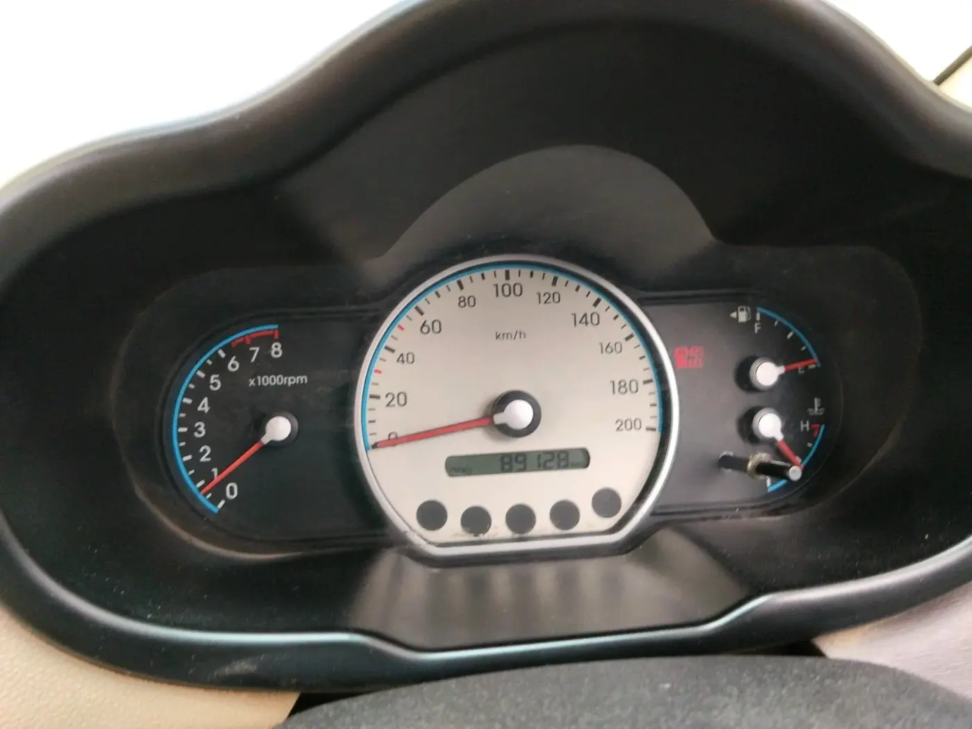 2009 Hyundai i10 MAGNA 1.2, Petrol, Manual, 89,128 km, interior