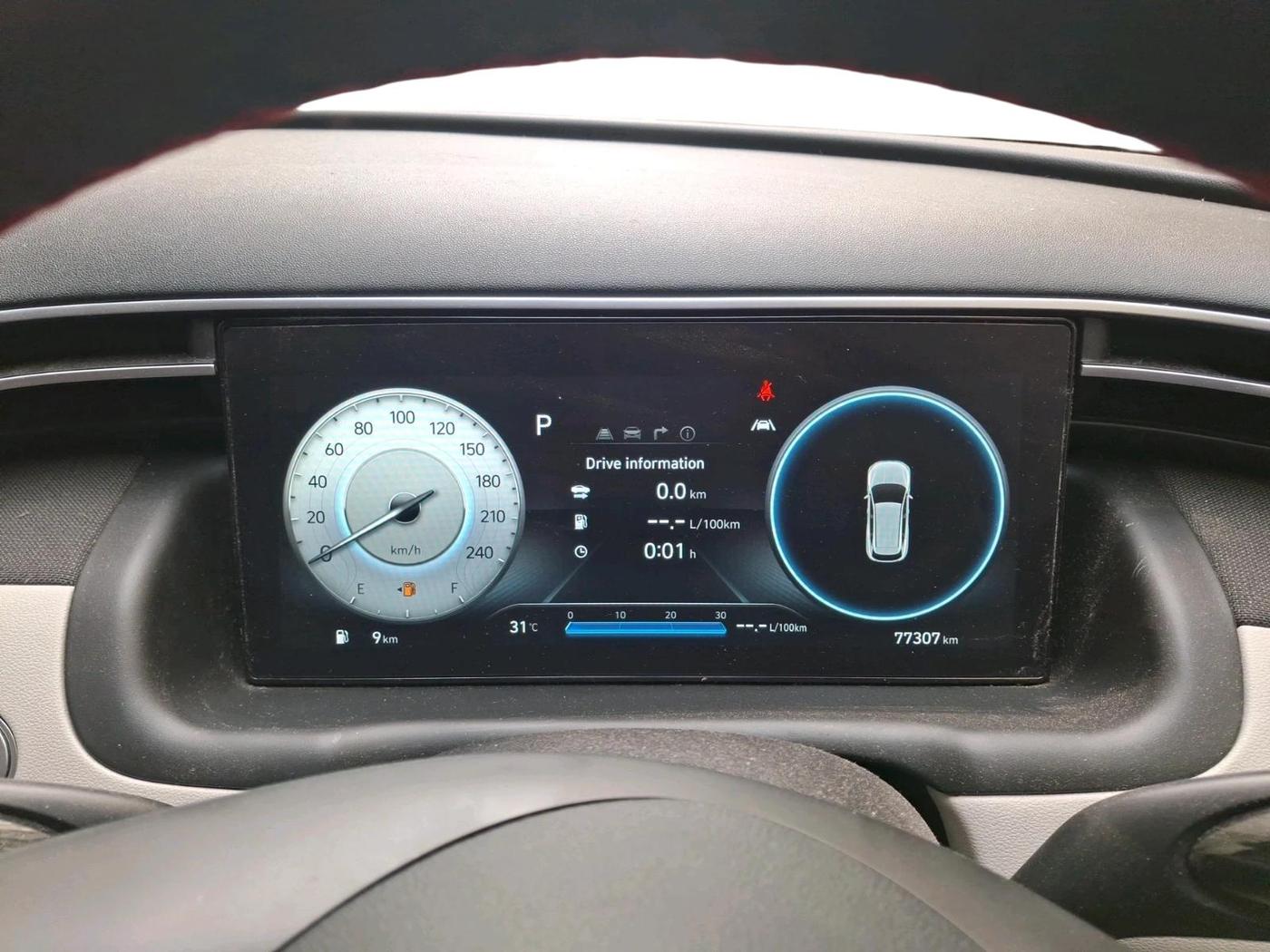 2023 Hyundai Tucson SIGNATURE 2.0 AT DIESEL DUAL TONE, Diesel, Automatic, 77,307 km, interior