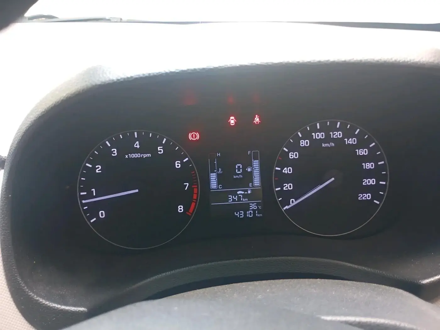 2018 Hyundai Creta SX 1.6 PETROL, Petrol, Manual, 43,101 km, interior
