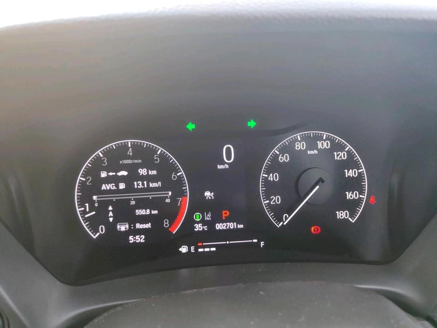 2025 Honda ELEVATE ZX CVT, Petrol, Automatic, 2,701 km, interior