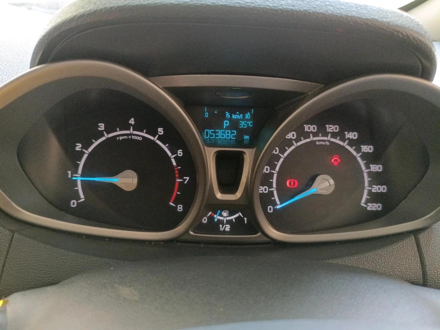 2016 Ford Ecosport TITANIUM 1.5L PETROL AT, Petrol, Automatic, 53,682 km, interior
