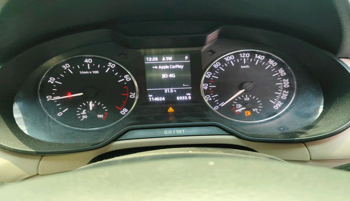 2017 Skoda Octavia STYLE PLUS AT 1.8 TSI, Petrol, Automatic, 1,14,024 km, interior