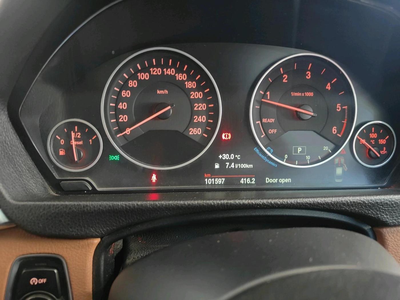 2014 BMW 3 Series 320D LUXURYLINE, Diesel, Automatic, 1,01,597 km, interior