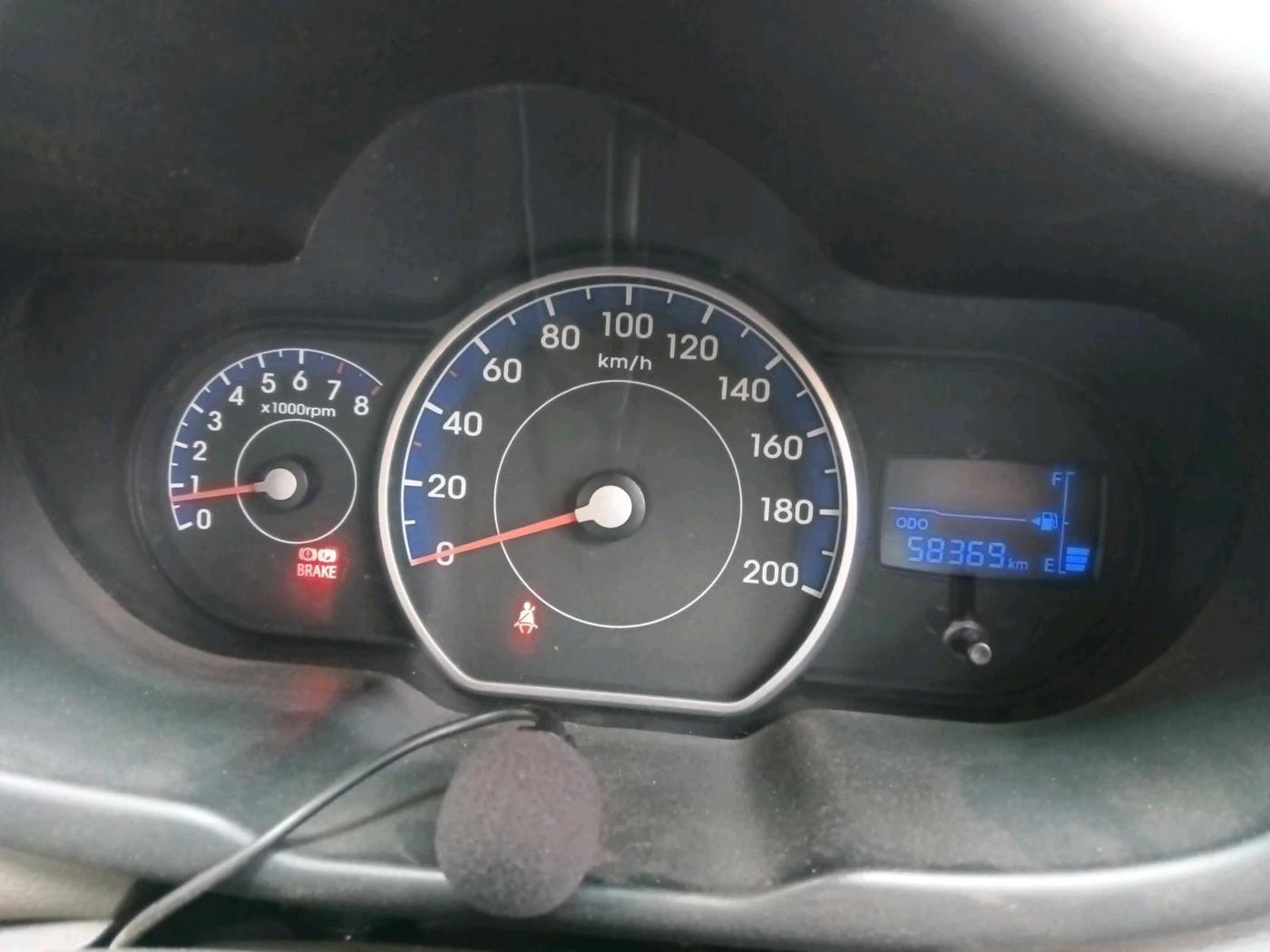 2012 Hyundai i10 SPORTZ 1.2, Petrol, Manual, 58,369 km, interior