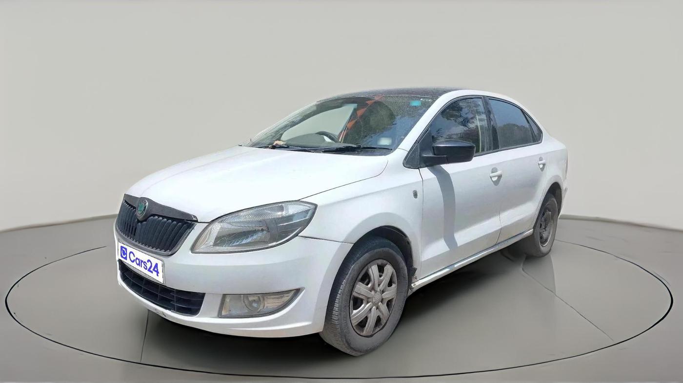 2012 Skoda Rapid AMBITION 1.6 TDI CR MT, Diesel, Manual, 1,50,384 km, exterior