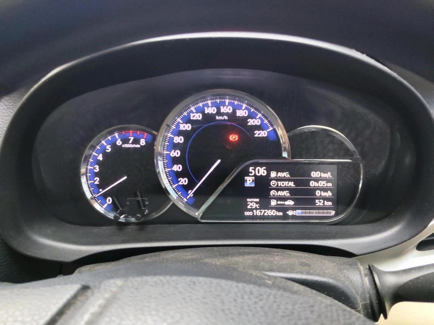 2018 Toyota YARIS G CVT, Petrol, Automatic, 1,67,260 km, interior
