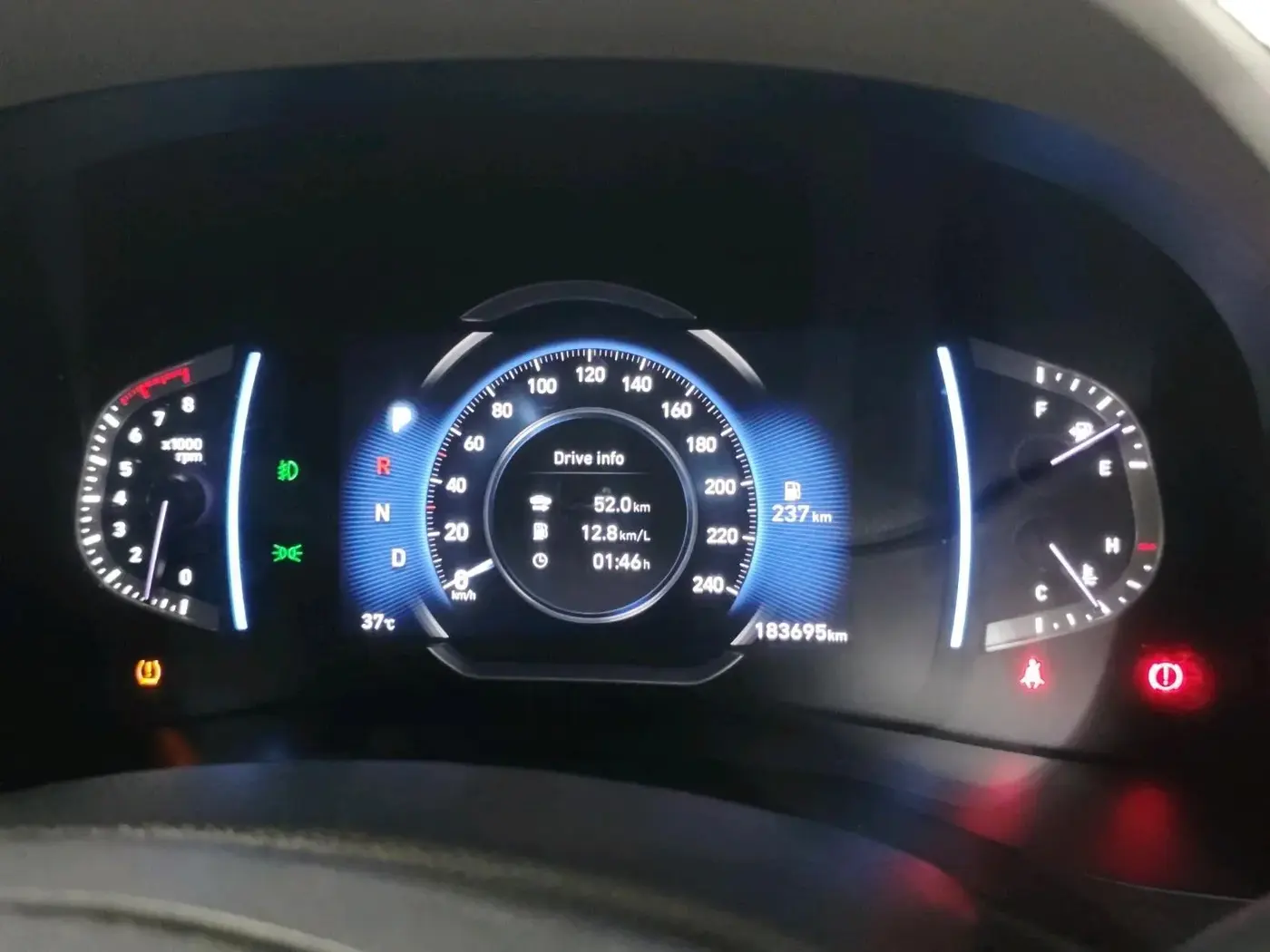 2020 Hyundai Creta SX (O) IVT 1.5 PETROL, Petrol, Automatic, 1,83,695 km, interior