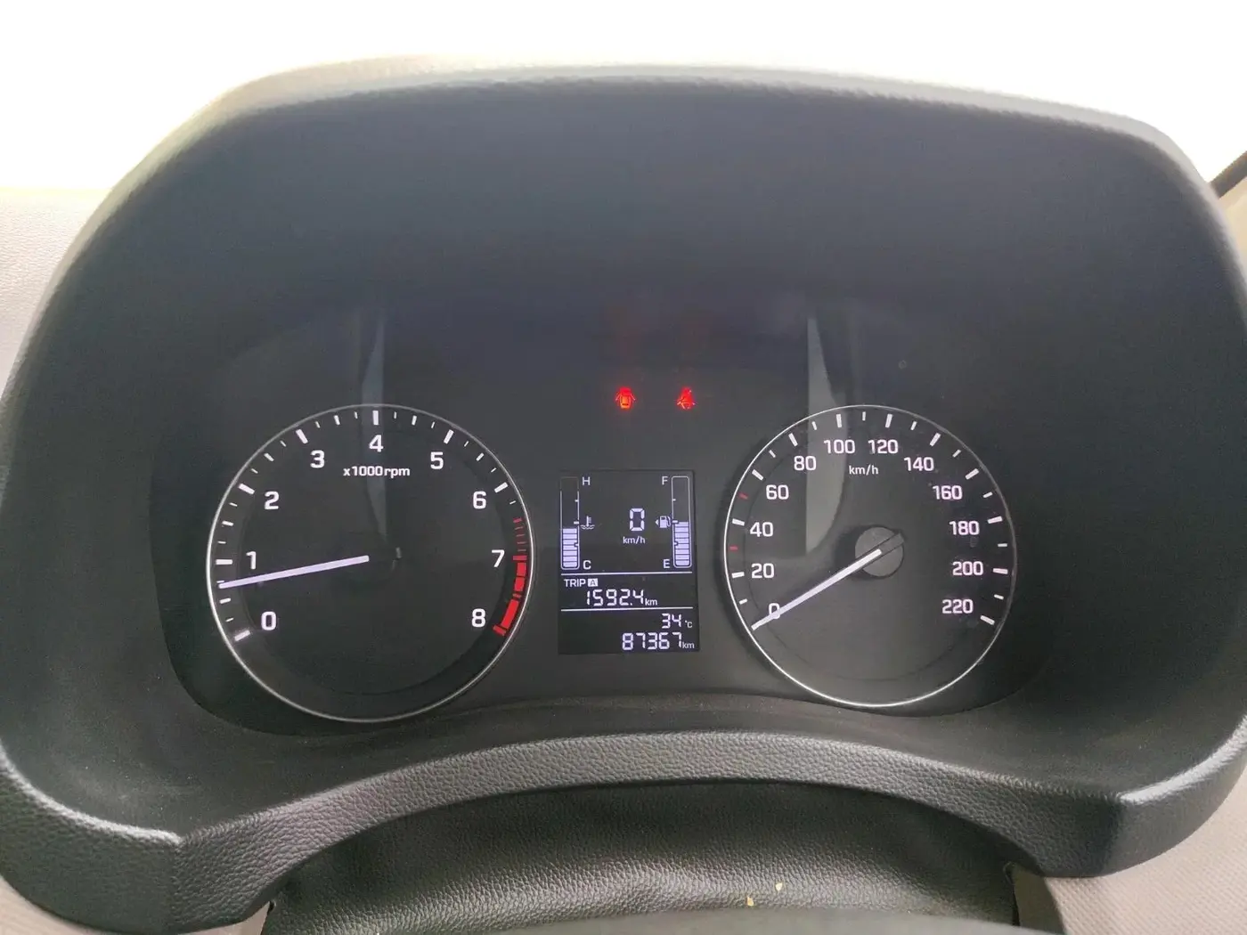 2018 Hyundai Creta SX PLUS 1.6 PETROL, Petrol, Manual, 87,367 km, interior