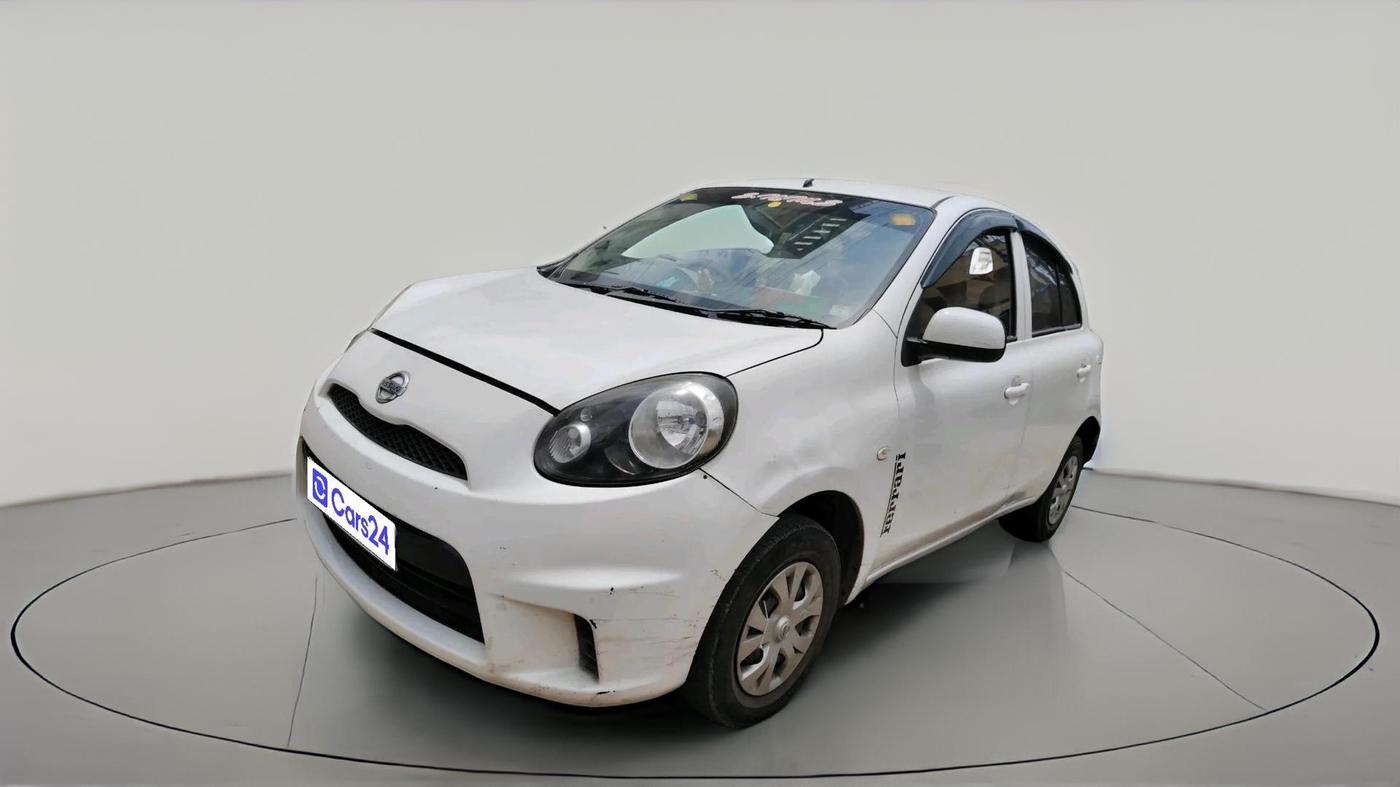 2013 Nissan Micra XV PETROL, Petrol, Manual, 1,46,035 km, exterior